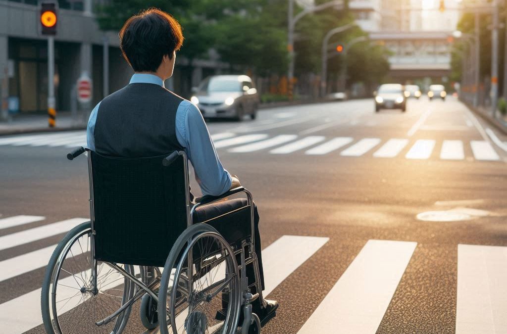 Safe Road-Crossing by Autonomous Wheelchairs by information fusion